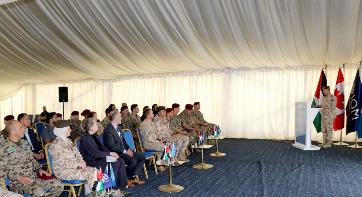 القوات المسلحة الأردنية تدشن مشروعاً جديداً لتعزيز مشاركة المرأة العسكرية داخل القوات الخاصة الأردنيةبالتعاون مع المنظمة الدولية للهجرة والسفارة الكندية