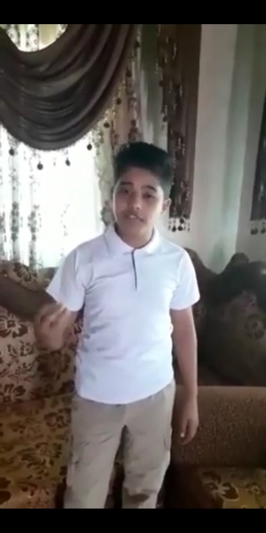 رسالة الطالب محمد بسام الصهيبا إلى الحكومه شاهد بالفيديو