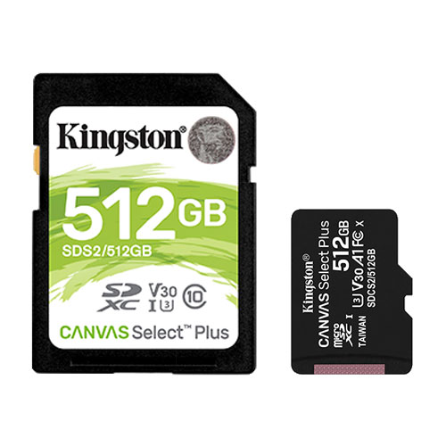 كينغستون تضيف Canvas Select Plusإلى مجموعتها من بطاقات الذاكرة الرقمية