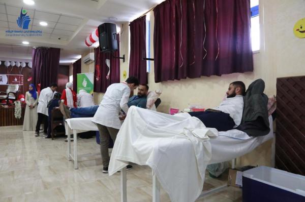 حملة للتبرع بالدم في رياض ومدارس جامعة الزرقاء