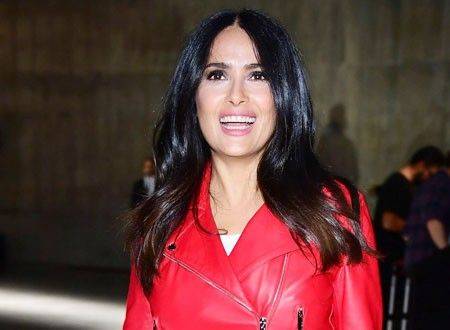 سلمى حايك في صورة تجمعها بزين بطل فيلم كفر ناحوم