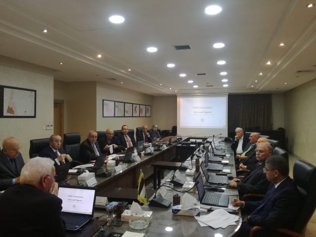 وزير التعليم العالي الدكتور محي الدين توق يلتقي رؤساء مجالس أمناء الجامعات الأردنية الرسمية