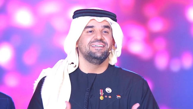 حسين الجسمي يشارك ذوي القدرات الخاصة أغنية بطل الحكاية