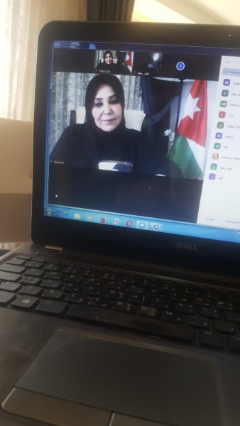الدكتورة ميسون تليلان والجبور يشاركان بالندوة السياسية الخاصة باتحادات المرأة العربية في مواجهة قرار الضم الاسرائيلي