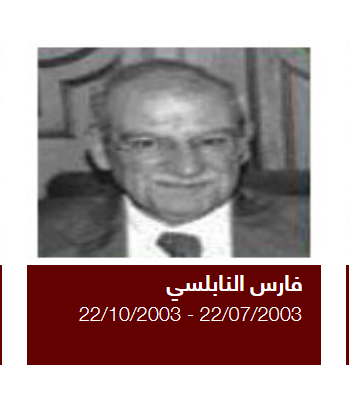 وفاة السياسي الأردني فارس النابلسي