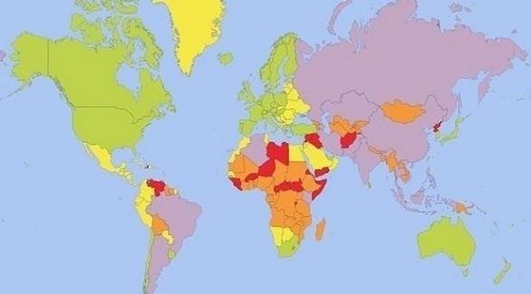 أخطر الدول أمنياً وصحياً للسفر