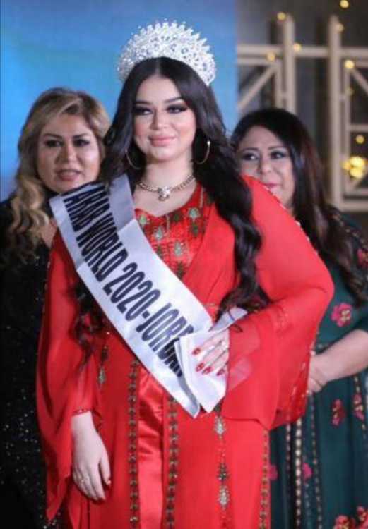 تتويج زينة منصور ملكة جمال الأردن 2020