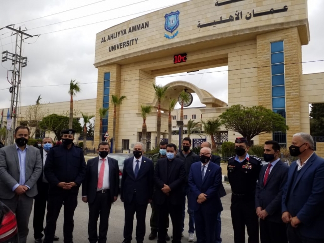 جامعة عمان الأهلية تشارك محافظة البلقاء الاحتفال الرئيسي بمئوية تأسيس الدولة