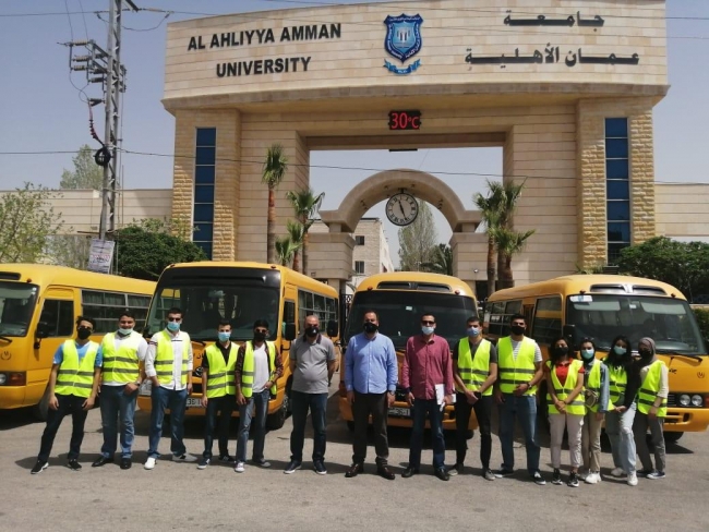 جامعة عمان الأهلية تطلق الحملة الخيرية لدعم الأسر العفيفة