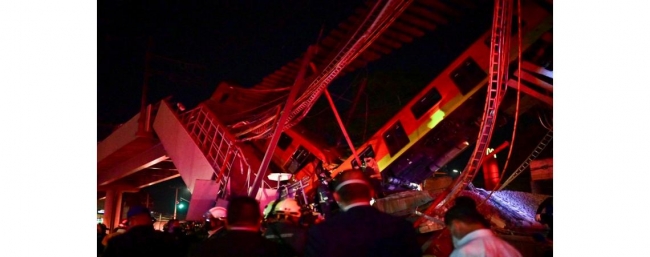 مقتل 15 شخصاً وإصابة نحو 70 آخرين في حادث مترو في مكسيكو