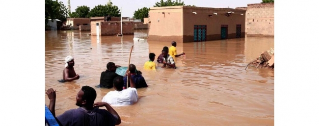 عشرات القتلى والآف المنازل المدمرة بفيضانات السودان