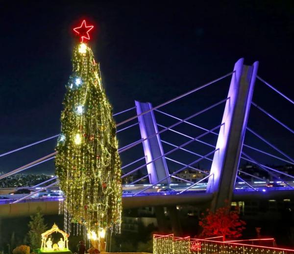 الشواربة يعلن اضاءة شجرة عيد الميلاد في عمّان