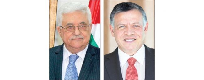 الرئيس الفلسطيني يشيد بمواقف الملك الداعمة للقضية الفلسطينية