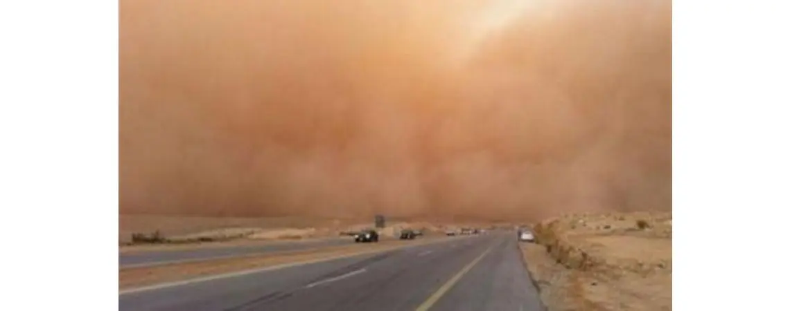 توقع موجة غبار تبدأ من الأردن تؤثر على دول عربية منتصف الأسبوع المقبل