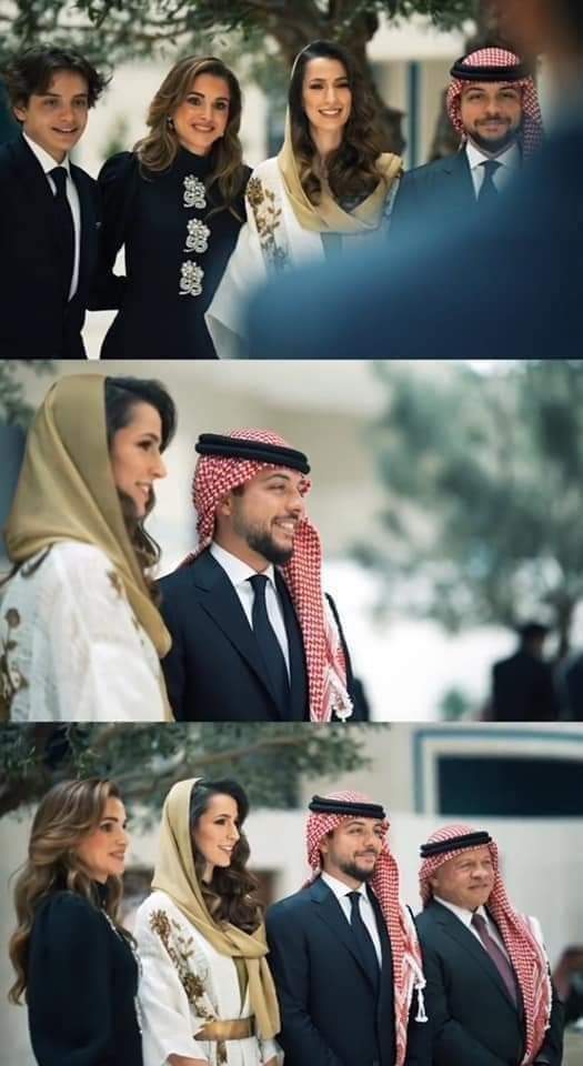 الدكتور الفريق اول متقاعد توفيق الطوالبه يهنيء الملك والملكة بخطوبة الامير الحسين والانسة رجوة