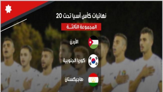 منتخب الشباب إلى جانب كوريا الجنوبية وطاجيكستان وعُمان بالنهائيات الآسيوية