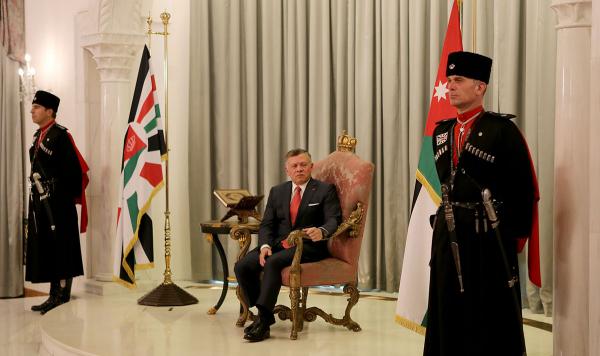 جلالة الملك يستمع للرد على خطاب العرش غدا في قصر رغدان