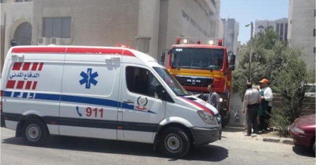 وفاة إثر تسرب غاز مدفأة بأحد المباني في عمان