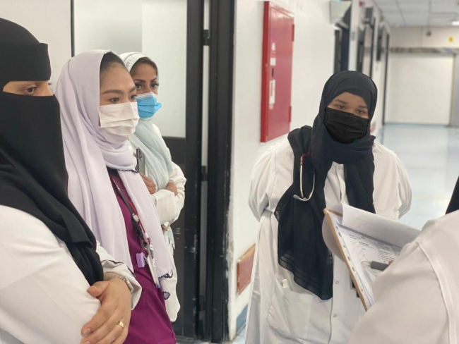 تدريب للمحاكاة السريرية بقسم طوارئ الأطفال في مستشفى الملك عبد العزيز بجدة