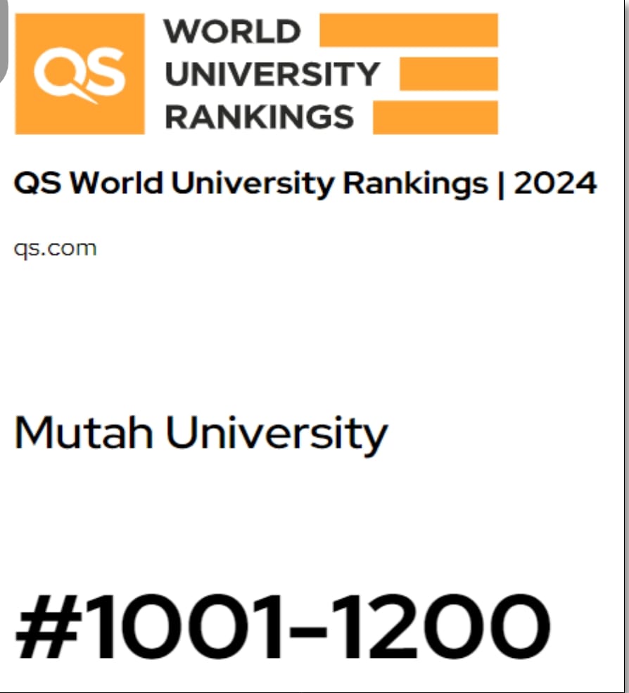 جامعة مؤتة تحقق تميزا في تصنيفات 2024