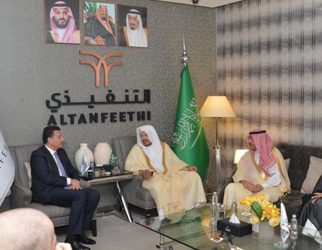 رئيس مجلس الشورى السعودي يستقبل رئيس مجلس النواب الوفد المرافق