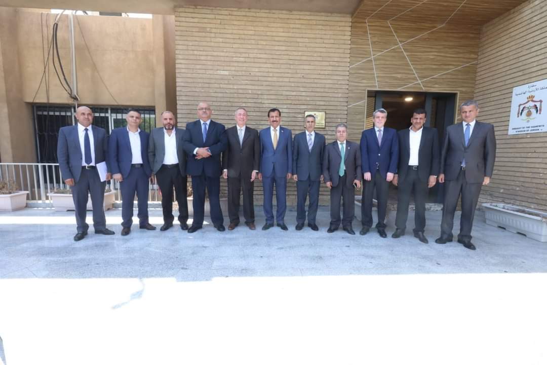 الوفد النيابي الأردني يزور السفارة الاردنية في بغداد