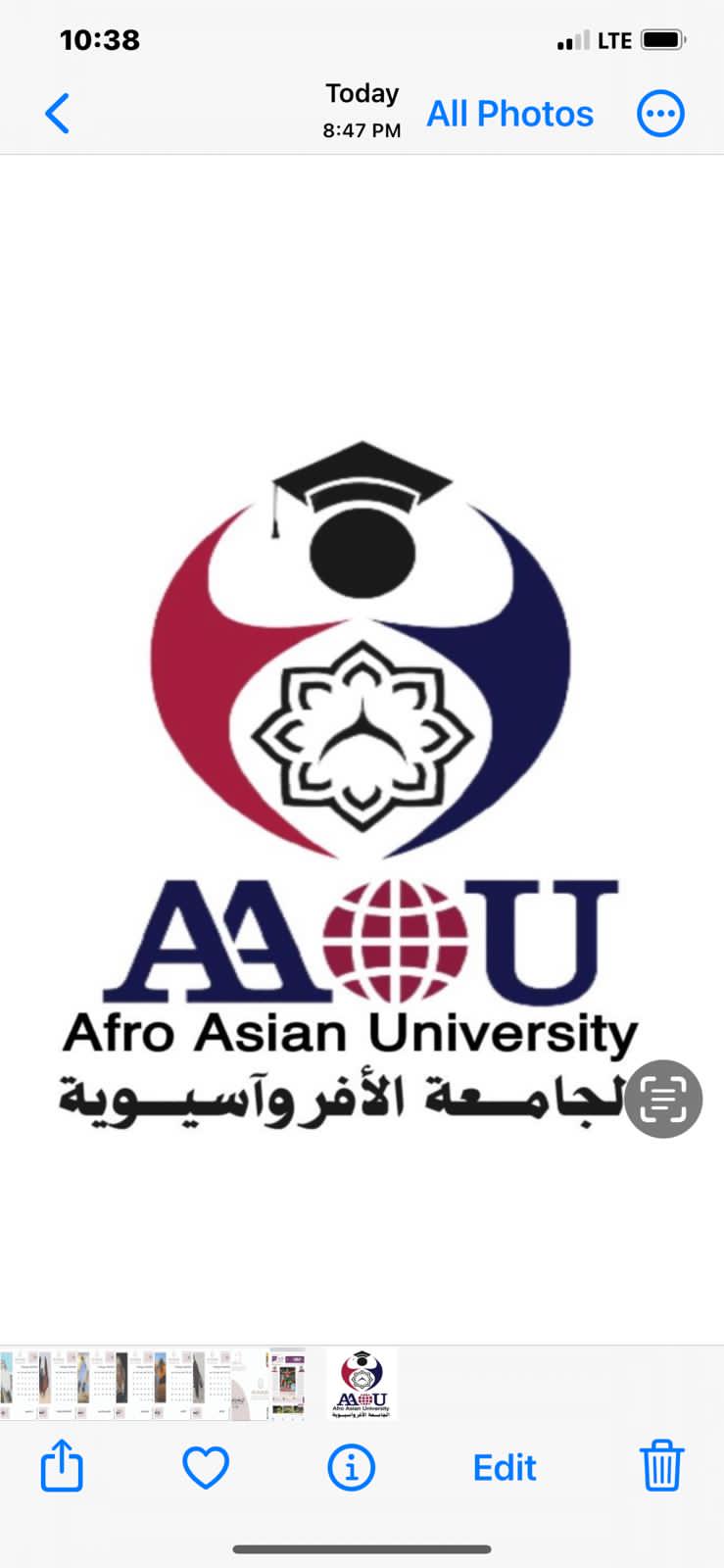 الجامعة الأفروآسيوية صرح علمي جديد ورائد