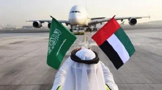 629 رحلة طيران بين الإمارات والسعودية أسبوعياً