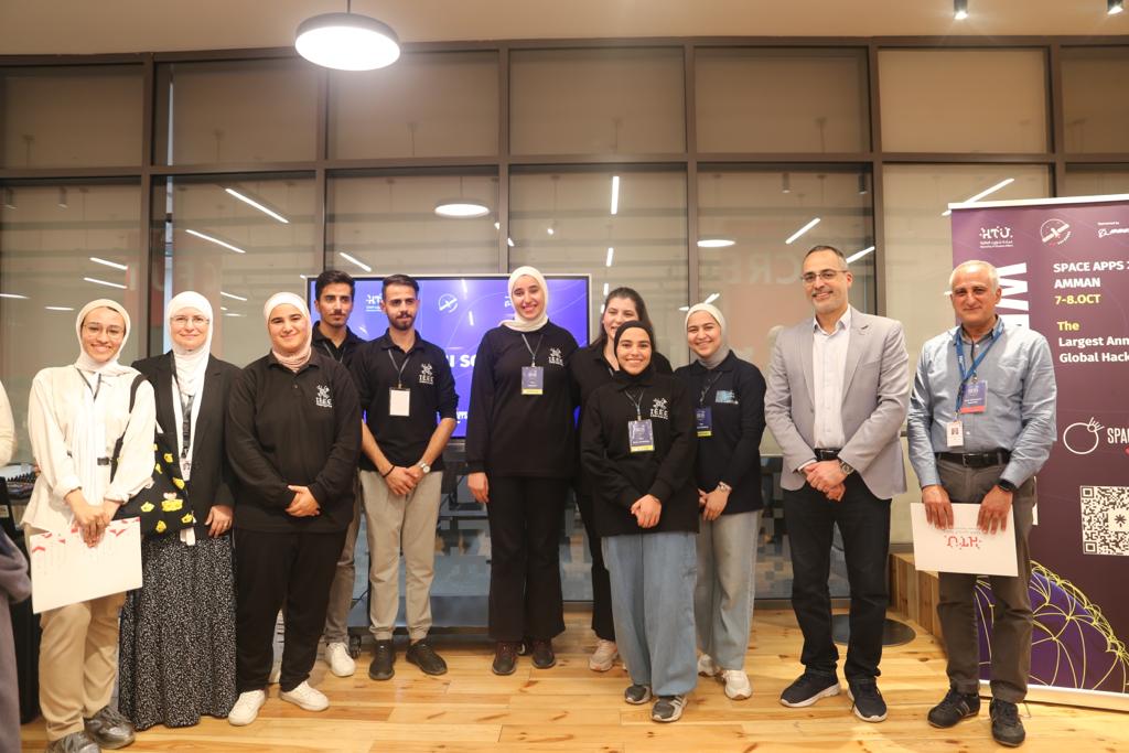 فريق طلابي من جامعة البلقاء التطبيقية يحقق المركز السادس في مسابقة تحدي ناسا الدولي لتطبيقات الفضاء