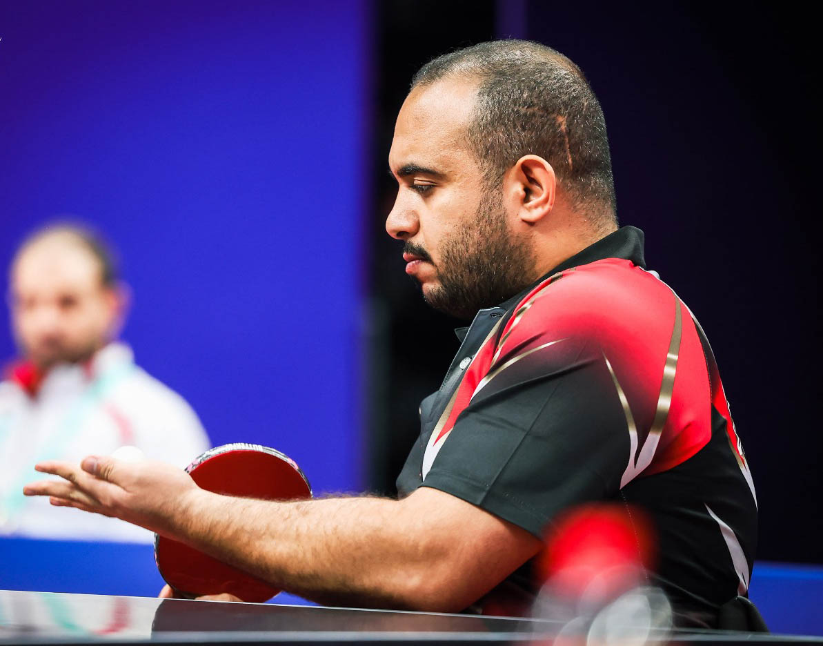 تأهل اللاعب أبو جامع للدور الثاني بكرة الطاولة في الألعاب الآسيوية