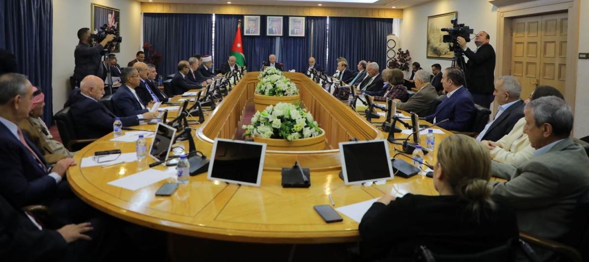 لجنة فلسطين في الأعيان تناقش التطورات على الساحة الفلسطينية
