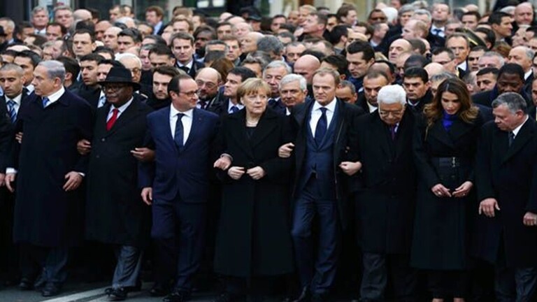 بات واضحا أنها مسألة هلال وصليب عندهم.. أردوغان يذكر بشارلي إيبدو ويدعو قادة العالم للمشي لأجل غزة