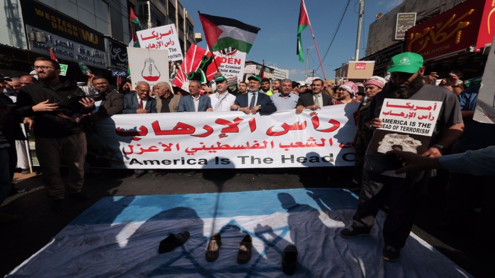 مسيرات حاشدة في محافظات عدة إسنادا لقطاع غزة ورفضا للعدوان الإسرائيلي