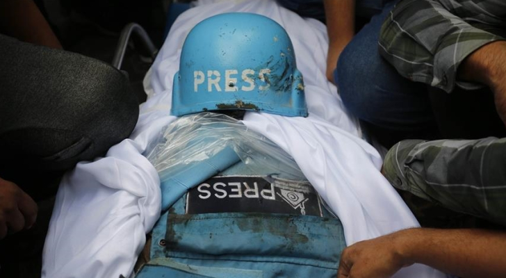 استشهاد 67 صحفيا فلسطينيا منذ بدء العدوان الإسرائيلي على غزة