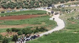 الاحتلال يصادر خمسة دونمات من أراضي حوارة جنوب نابلس