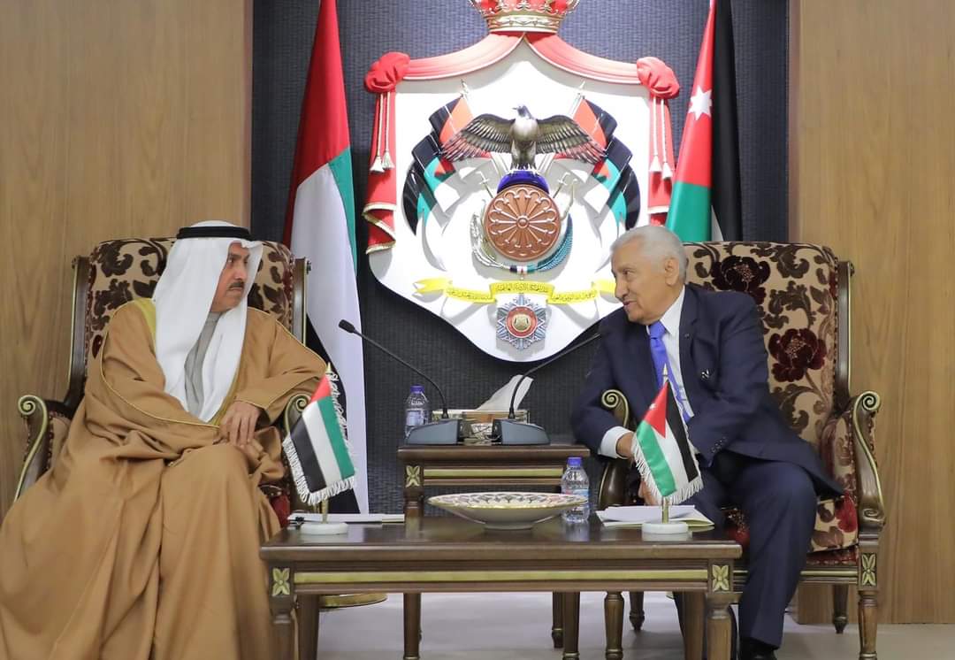 رئيس مجلس الأعيان بالإنابة يلتقي وفدا اماراتيا