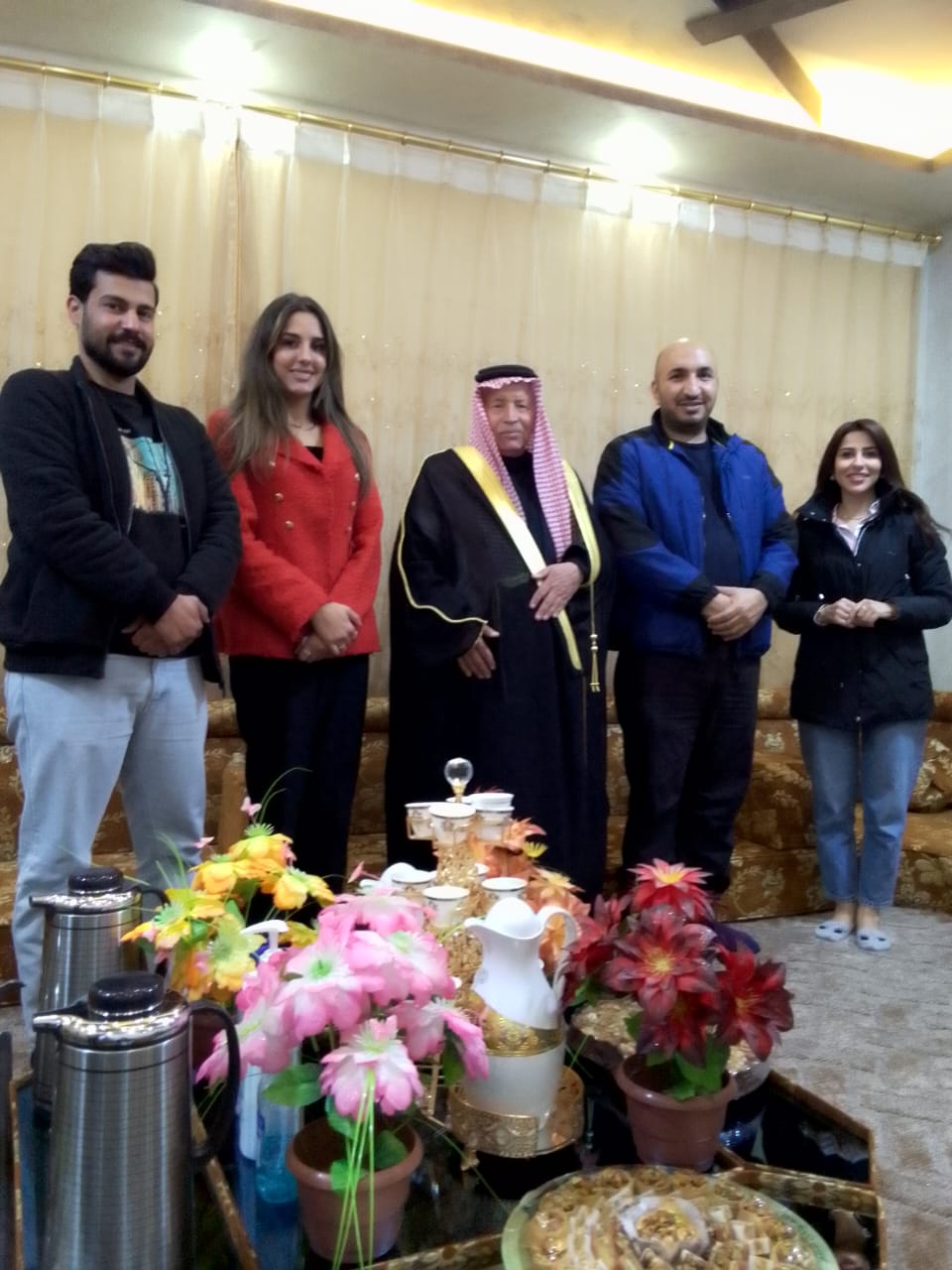 التلفزيون الأردني في ضيافة الشيخ محمد فنيخر البري (ابو رياض) في المفرق  المنصورة