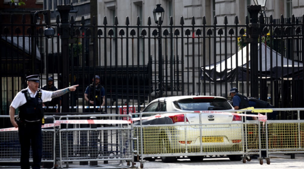 القبض على شخص بعد اصطدام سيارة ببوابة قصر بكنجهام في لندن