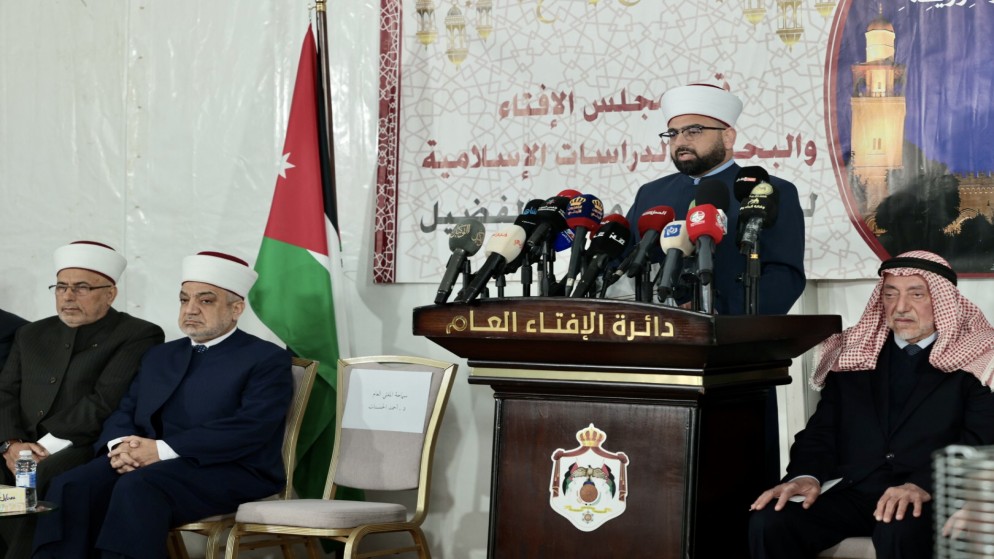 مفتي عام المملكة: إثبات رمضان بالنسبة للأردن متوافق مع الأدلة العلمية
