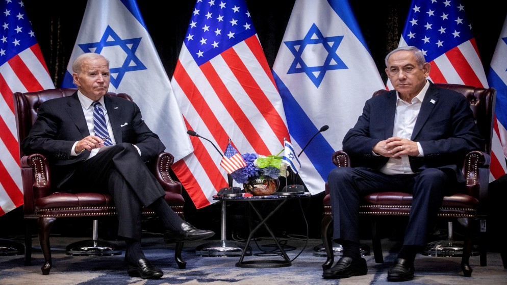 بايدن يبلغ نتنياهو أن الدعم الأميركي للحرب في غزة يعتمد على حماية المدنيين