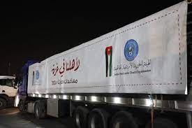 الهيئة  الخيريه  الهاشميه  تعلن  عن وصول 200 شاحنة  مساعدات انسانيه لغزة خلال   العيد