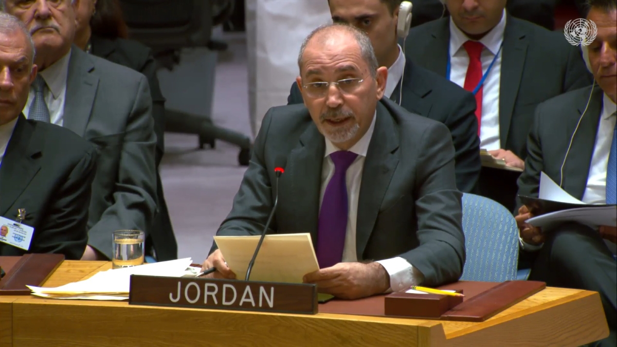 كلمة وزير الخارجية الصفدي يطالب بقبول دولة فلسطين عضوا كاملا بالأمم المتحدة