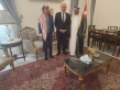 سفير الأردن في القاهرة يستقبل الشيخ الحنيطي والشيخ الشوبكي