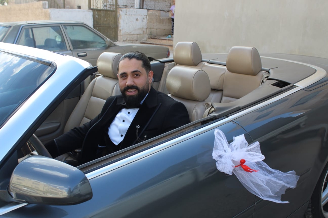 تهئنة لـ احمد الحمصي وتمارا عابدين بمناسبه حفل زفافهم