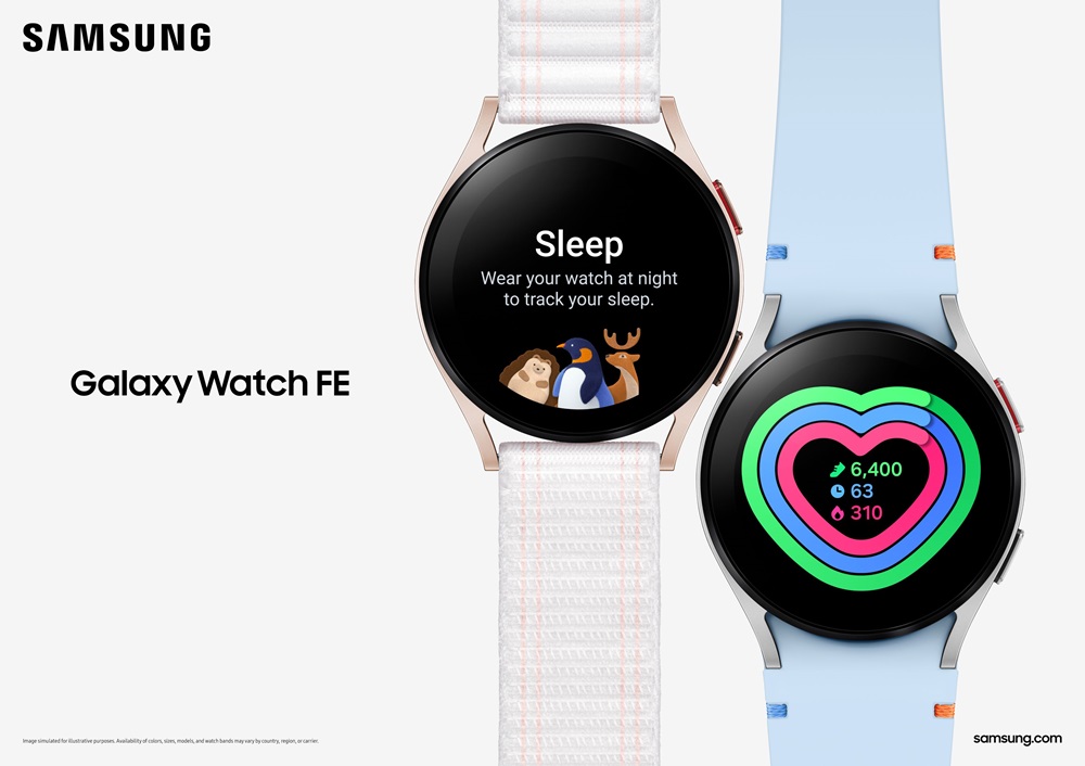 سامسونج تُتيح لمزيد من المستخدمين الاستفادة من تقنية الصحّة المتقدّمة مع ساعة Galaxy Watch FE الجديدة
