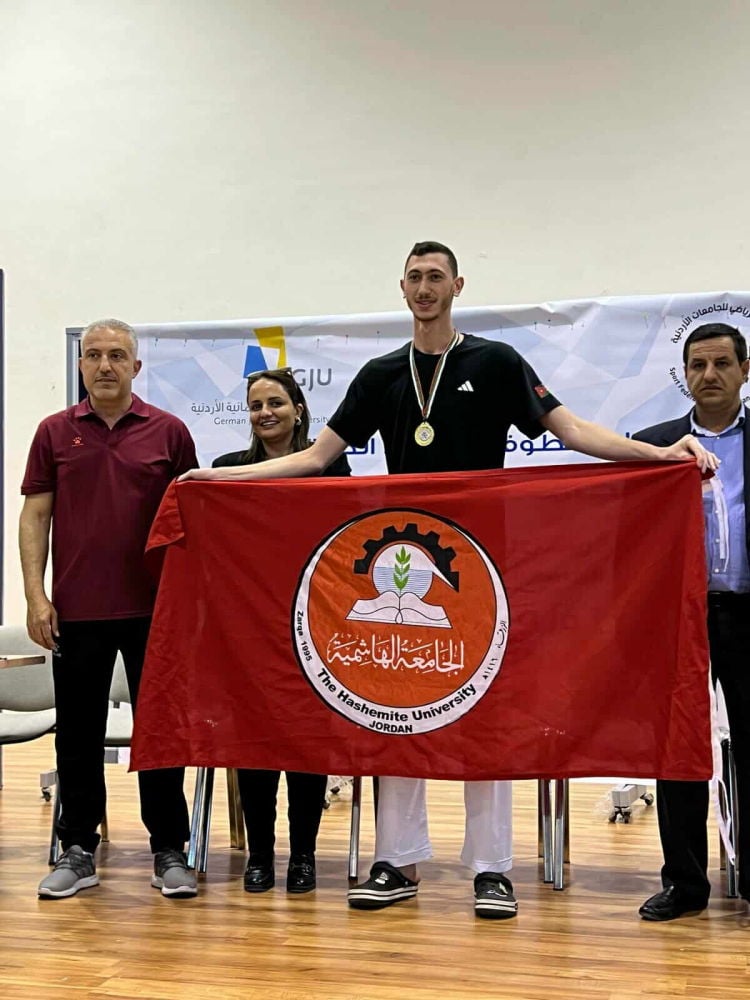 الهاشمية تحصد الذهب وتتربع على بطولة الجامعات الأردنية بالتايكوندو