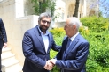 الدكتور أسامة الدهامشة يشكر معالي رئيس الديوان الملكي بعد استقباله أطفالا مصابين بالشلل الدماغي  والعمود  الفقري وعائلاتهم