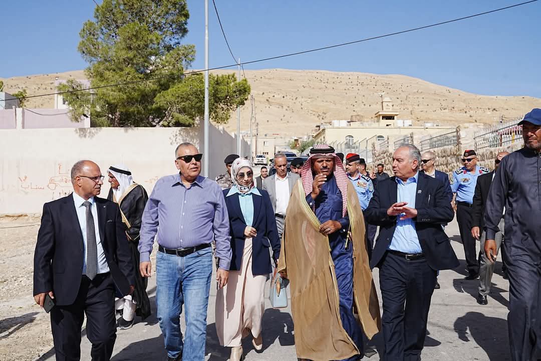 شكر إلى رئيس إقليم البترا البريزات ومحافظ معان الجبور