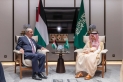 نائب رئيس دولة فلسطين يلتقي مع وزير الخارجية السعودي