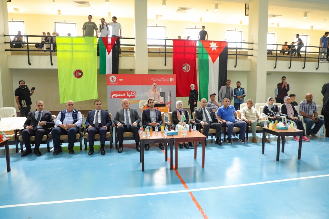 لا تنخدع كلها إدمان حملة توعوية بمخاطر التدخين في الجامعة الهاشمية